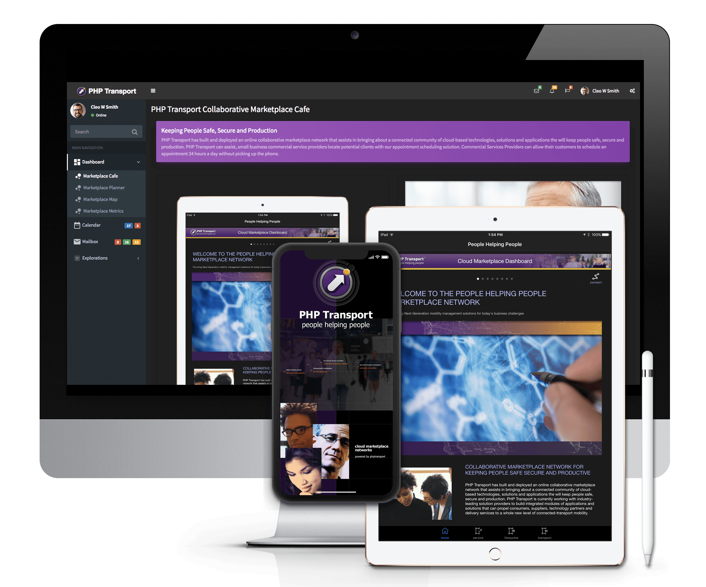 PHP Transport CommandNet Visualization PHP Media CommandNet Visualization